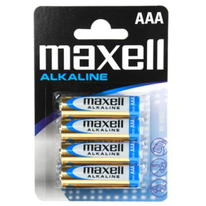 MAXELL BATTERY AAA 4PCS é um artigo que pertence à gama de baterias, para que nunca lhe falte a pilha.