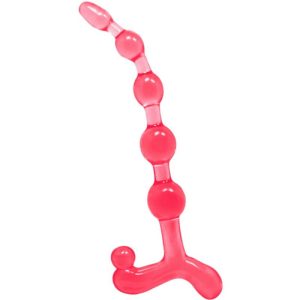 BENDY TWIST ANAL BEADS  RED é um brinquedo sexual da gama dos Dildos Anais, super confortável para maior prazer e limpeza.