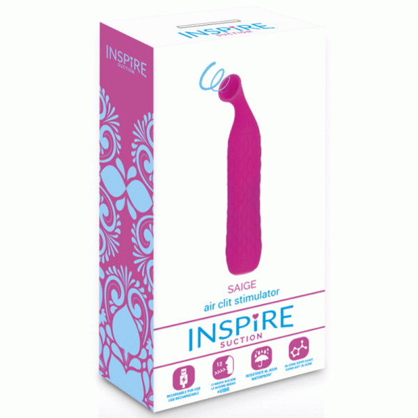 INSPIRE SUCTION SAIGE  PURPLE é um brinquedo sexual da gama dos estimuladores, super potentes, eficazes e seguros.