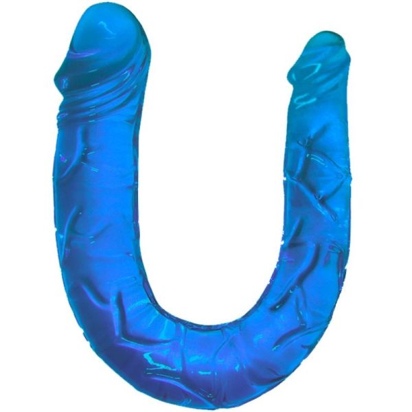 BAILE DOUBLE DONG BLUE é um brinquedo sexual da gama dos Dildos Anais, super confortável para maior prazer e limpeza.