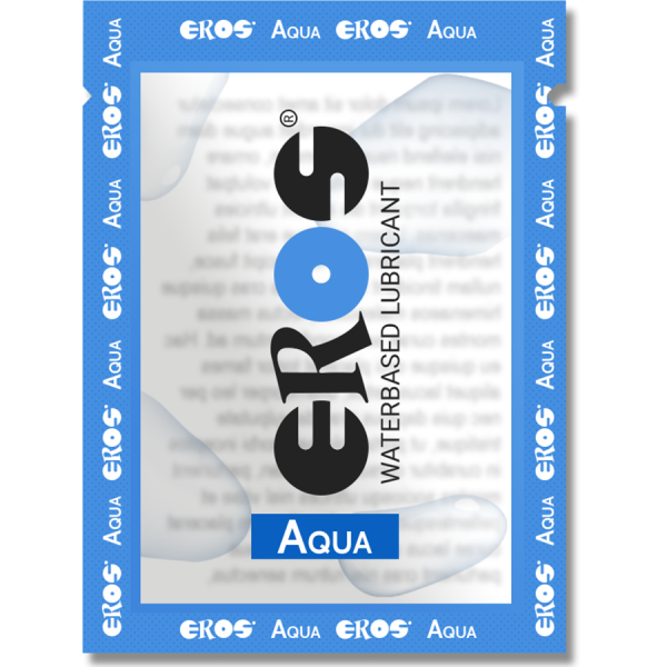 EROS AQUA WATER BASED 4 ML é um Óleo e Lubrificante extremamente agradável e completo de dose única.