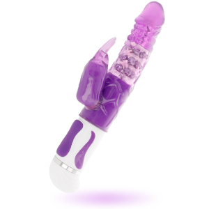 INTENSE GUPPY VIBRATOR RABBIT PURPLE é um brinquedo sexual da gama dos Vibradores, super potente e confortável.