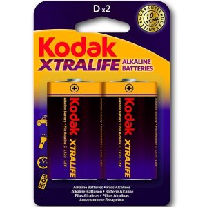 KODAK XTRALIFE ALKALINE BATTERIES LR20 D LR20 1.5V é um artigo que pertence à gama de baterias, para que nunca lhe falte a pilha.