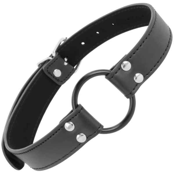 DARKNESS BLACK GAG RING 3.6CM é um brinquedo sexual da gama Fetiche e Bondage relacionada com Mandíbulas.