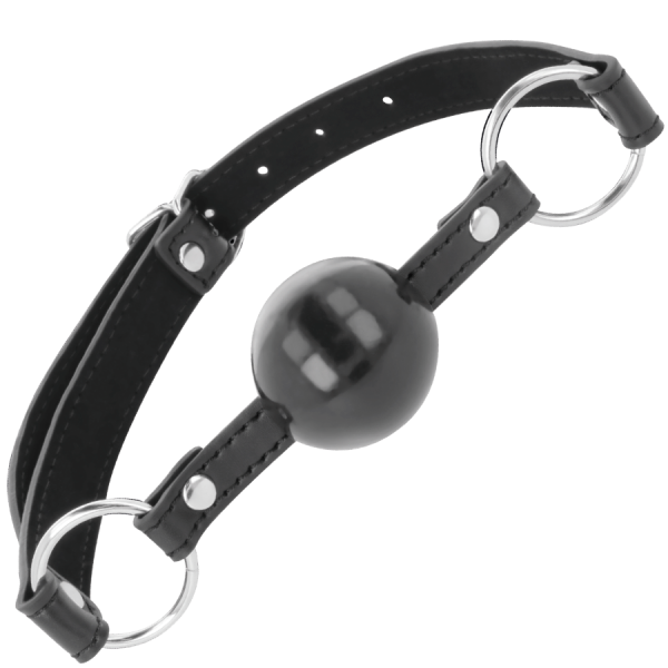 DARKNESS BALL GAG BLACK é um brinquedo sexual da gama Fetiche e Bondage relacionada com BDSM e Acessórios.