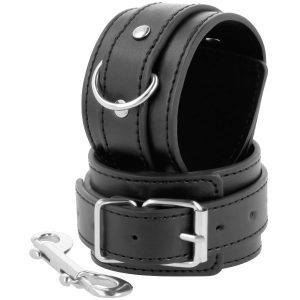 DARKNESS BLACK ADJUSTABLE CUFFS WITH DOUBLE REINFORCED TAPE é um brinquedo sexual da gama Fetiche e Bondage relacionada com Esposas.