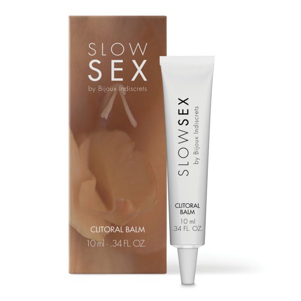 BIJOUX SLOW SEX CLITORAL BALM 10 ML é um  Óleo e Lubrificante para Intensificador o Orgasmo Feminino.