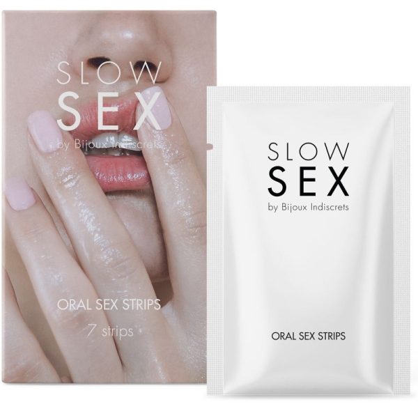 BIJOUX SLOW SEX ORAL SEX STRIPS é um afrodisíaco e potenciador masculino. Este afrodisíaco, dá -lhe mais vigor e aumenta a sua ereção e relação sexual.