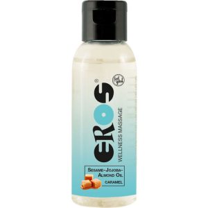 EROS WELLNESS MASSAGE OIL CARAMEL 50 ML é um Óleo, Lubrificante e Creme para massagem.