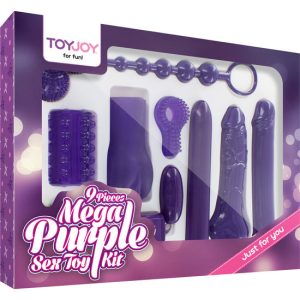 JUST FOR YOU MEGA PURPLE SEX TOY KIT, é um Kit brinquedos sexuais, para noites escaldantes e atrevidas.