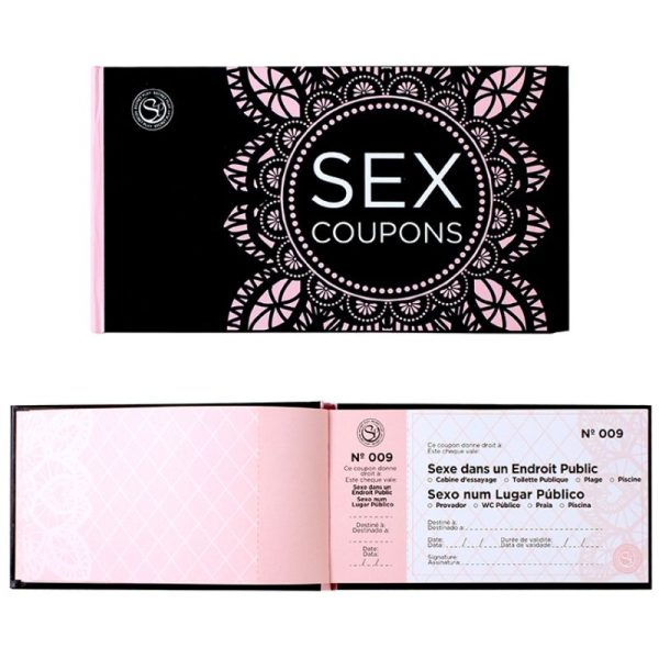 SECRETPLAY SEX COUPONS SENSUAL EXCHANGE Vouchers (FR / PT) é indicado para Jogos Preliminares, comece a noite de uma forma escaldante.