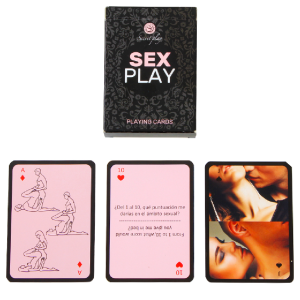 SECRETPLAY  SEX PLAY PLAYING CARDS ES/EN é indicado para Jogos Preliminares, comece a noite de uma forma escaldante.