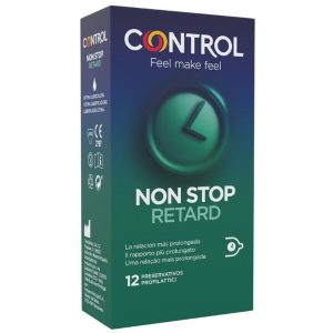 CONTROL NON STOP RETARD CONDOMS 12 UNITS são preservtivos para gays, para maior segurança e sensibilidade. Super saborosos.