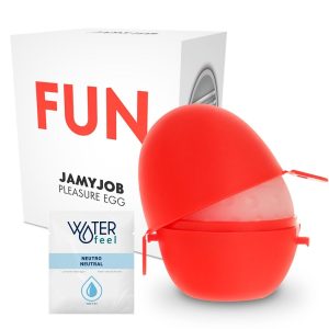 JAMYJOB EGG MASTURBATOR WHITE EDITION DISCRETT é um brinquedo sexual adequado ao homem, super potente e confortável.