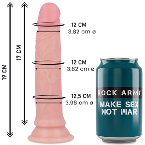 ROCKARMY LIQUID SILICONE PREMIUM AVENGER REALISTIC 19CM é um brinquedo sexual da gama dos Pénis realísticos, para uma maior realidade e prazer.