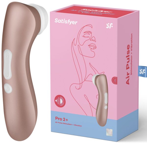 SATISFYER  PRO 2 VIBRATION 2020 EDITION é um brinquedo sexual da gama dos estimuladores de ar, eficazes e seguros.