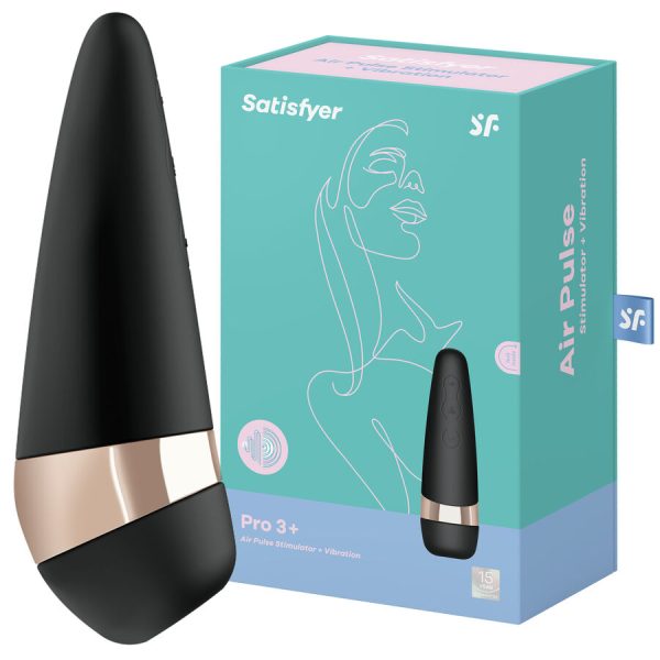 SATISFYER  PRO 3 VIBRATION 2020 EDITION é um brinquedo sexual da gama dos estimuladores de ar, eficazes e seguros.