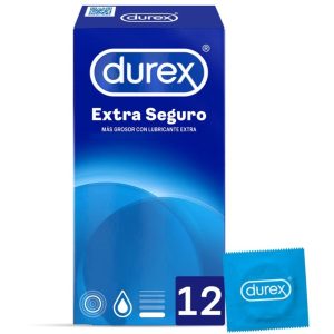 DUREX EXTRA SEGURO 12 UNITS são preservtivos para gays, para maior segurança e sensibilidade. Super saborosos.