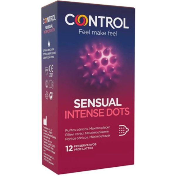 CONTROL SPIKE CONDOMS WITH CONICAL POINTS 12 UNITS são preservtivos especiais, para maior segurança e sensibilidade. Super saborosos.