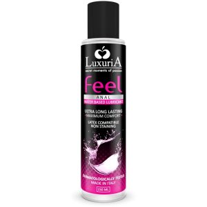 LUXURIA FEEL ANAL WATER BASED LUBRICANT 150 ML é um Óleo e Lubrificante extremamente agradável e completo para prazer anal.