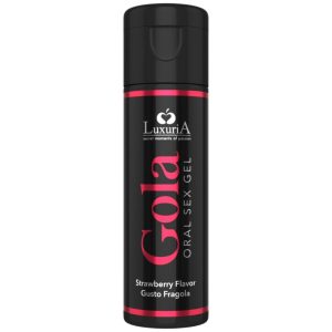 LUXURIA ORAL SEX GEL STRAWBERRY FLAVOR 30 ML é um Óleo e Lubrificante extremamente agradável comestível.