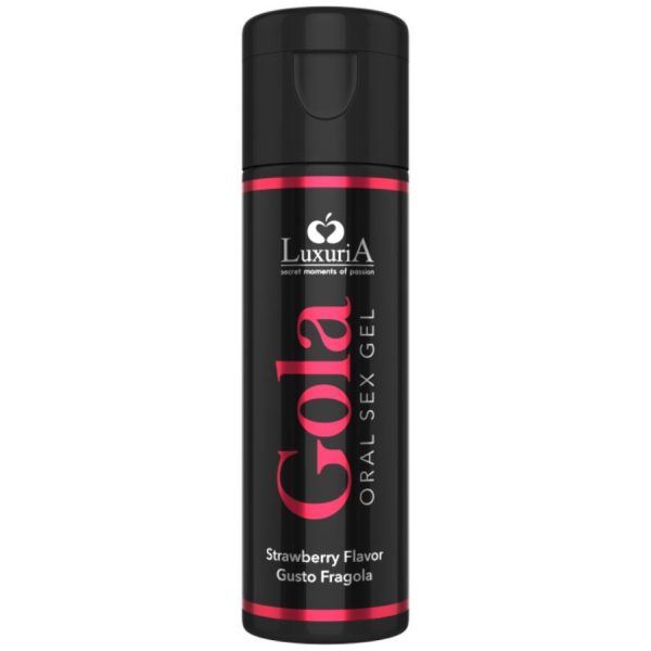 LUXURIA ORAL SEX GEL STRAWBERRY FLAVOR 30 ML é um Óleo e Lubrificante extremamente agradável comestível.