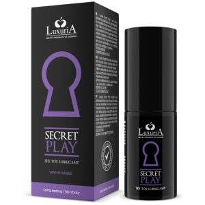 LUXURIA SECRET PLAY SEX TOYS LUBRICANT 30 ML é um Óleo e Lubrificante extremamente agradável á base de água.