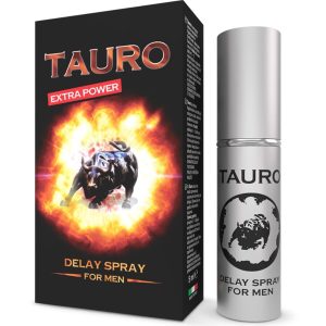 TAURO EXTRA POWER DELAY SPRAY FOR MEN 5 ML é um afrodisíaco da gama dos retardantes, super eficaz, seguro. Retardante fabuloso.