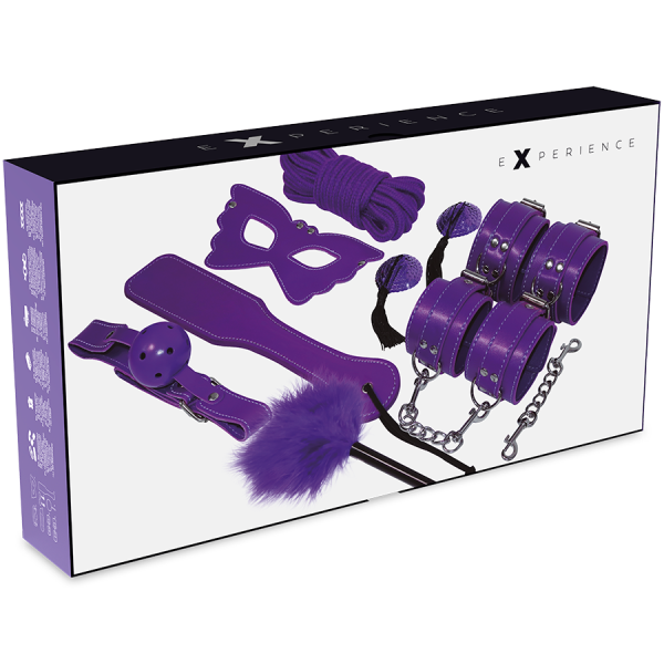 EXPERIENCE BDSM FETISH KIT PURPLE SERIES é um brinquedo sexual da gama Fetiche e Bondage relacionada com BDSM e Acessórios.