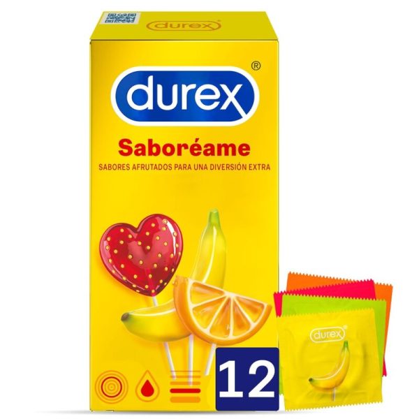 DUREX SABOREAME 12 UNITS são preservtivos especiais, para maior segurança e sensibilidade. Super saborosos.