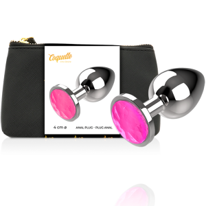 COQUETTE CHIC DESIRE ANAL PLUG METAL PINK  COLOR SIZE L 4 X 9CM é um brinquedo sexual da gama dos Dildos Anais, super confortável para maior prazer e limpeza.