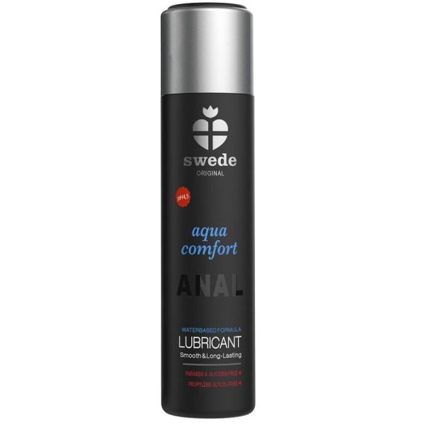 SWEEDE AQUA COMFORT ANAL WATER-BASED LUBRICANT 60 ML é um Óleo e Lubrificante extremamente agradável e completo para prazer anal.