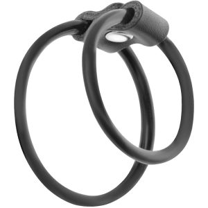 DARKNESS  DUO RINGS FOR PENIS é um Acessórios para Pénis, super confortável para maior prazer.