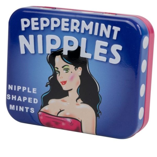 SPENCER & FLEETWOOD PEPERMINT NIPPLES - NIPPLE SHAPED MINTS são Guloseimas Engraçadas, para momentos divertidos e atrevidos.