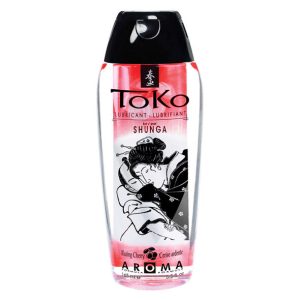 SHUNGA TOKO AROMA LUBRICANT BLAZING CHERRY é um Óleo e Lubrificante 100% comestível, para maior prazer.