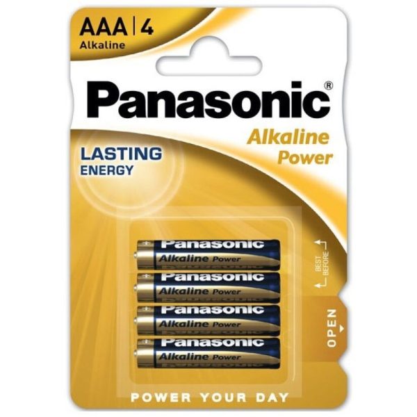 PANASONIC BRONZE BATTERY  AAA LR03 4U é um artigo que pertence à gama de baterias, para que nunca lhe falte a pilha.