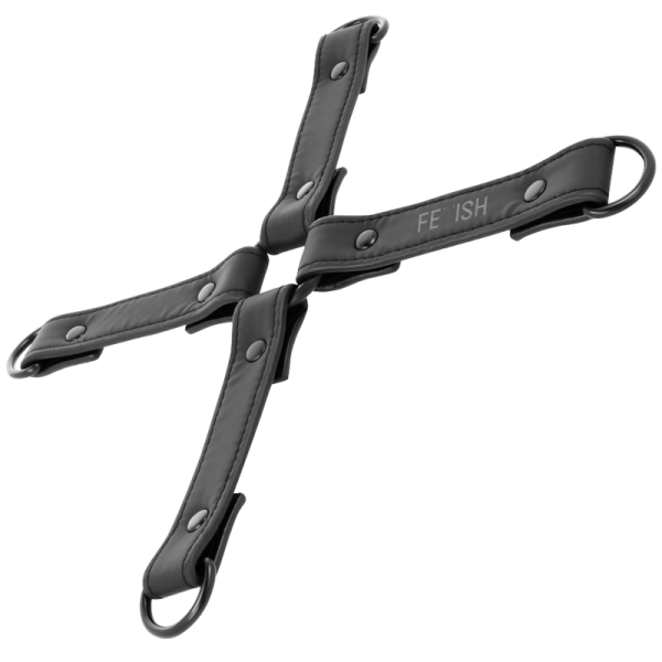 FETISH SUBMISSIVE HOG TIE VEGAN LEATHER é um brinquedo sexual da gama Fetiche e Bondage relacionada Terapia de choque.