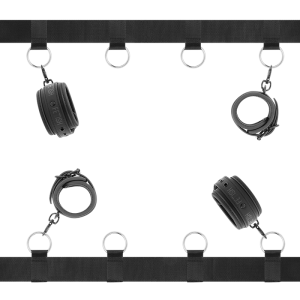 FETISH SUBMISSIVE LUXURY  BED RESTRAINTS SET é um brinquedo sexual da gama Fetiche e Bondage relacionada com BDSM e Acessórios.