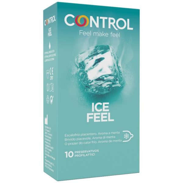 CONTROL ICE FEEL COOL EFFECT 10 UNITS são preservtivos especiais, para maior segurança e sensibilidade. Super saborosos.