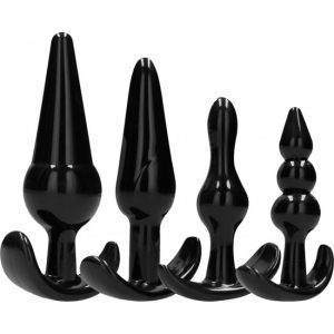 ADDICTED TOYS SET 4 ANAL PLUGS é um brinquedo sexual da gama dos Dildos Anais, super confortável para maior prazer e limpeza.