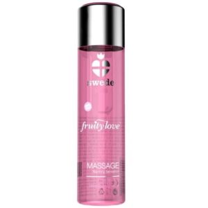 SWEDE FRUITY LOVE HEAT EFFECT OIL STRAWBERRIES WITH CHAMPAGNE 60 ML é um Óleo, Lubrificante e Creme com efeito afrodisíaco.