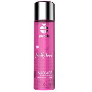 SWEDE FRUITY LOVE WARMING EFFECT MASSAGE OIL PINK GRAPEFRUIT WITH MANGO 60 ML. é um Óleo, Lubrificante e Creme com efeito afrodisíaco.