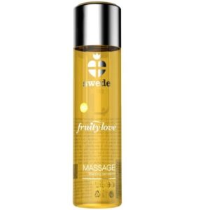 SWEDE FRUITY LOVE WARMING EFFECT MASSAGE OIL TROPICAL FRUITY WITH HONEY 60 ML. é um Óleo, Lubrificante e Creme para massagem.