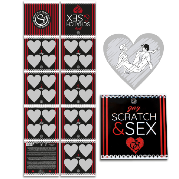 SECRETPLAY SCRATCH & SEX GAY COUPLE GAME (ES / EN / FR / PT / DE) é indicado para Jogos Preliminares, comece a noite de uma forma escaldante.