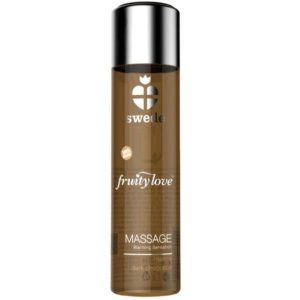 SWEDE FRUITY LOVE WARMING EFFECT MASSAGE OIL INTENSE DARK CHOCOLATE 60 ML. é um Óleo, Lubrificante e Creme para massagem.