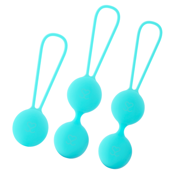 MORESSA OSIAN SET PREMIUM SILICONE  TURQUOISE é um brinquedo sexual da gama das Bolas De Silicone, para maior prazer e conforto.