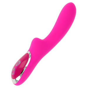 OHMAMA MAGNETIC RECHARGEABLE 10 SPEEDS SILICONE VIBRATOR 21 CM é um brinquedo sexual dos estimuladores de clitóris, super potentes, eficazes e seguros.