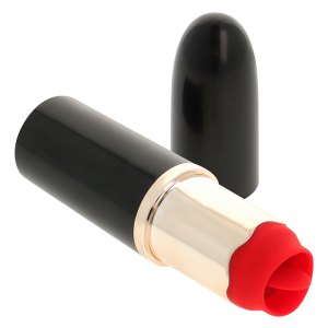 OHMAMA LIPSTICK WITH VIBRATING TONGUE é um brinquedo sexual dos estimuladores de clitóris, super potentes, eficazes e seguros.