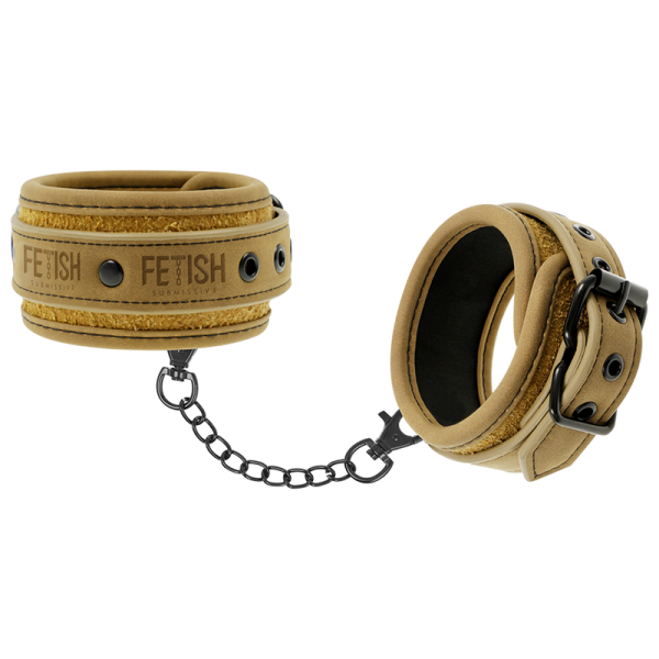 FETISH SUBMISSIVE ORIGIN ANKLE CUFFS VEGAN LEATHER é um brinquedo sexual da gama Fetiche e Bondage relacionada com Esposas.