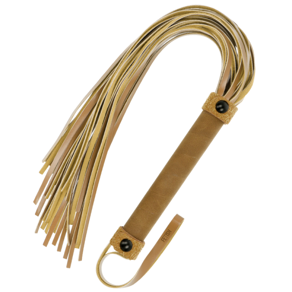 FETISH SUBMISSIVE ORIGIN  FLOGGER VEGAN LEATHER é um brinquedo sexual da gama Fetiche e Bondage relacionada com Chicotes e pás.